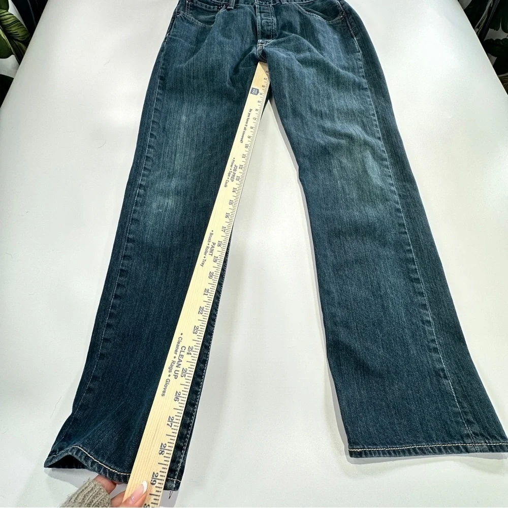 Levi’s 501 Button Fly Straight Leg Jeans Mens W33 L32